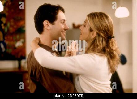 THE OBJECT OF MY AFFECTION 1998 20th Century Fox film with Jennifer Aniston and Paul Rudd Stock Photo