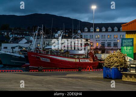 Fishing Boats at Town Pier Killybegs Ireland Stock Photo