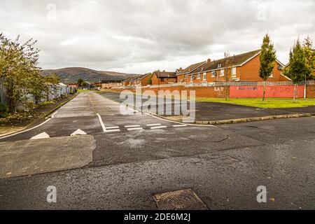 Political murals in Belfast, Northern Ireland, United Kingdom Stock Photo