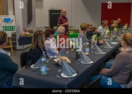 Art and Cooking - Art exhibition interpreted culinary in the Clemens Sels Museum Neuss, Germany Stock Photo