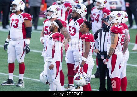 FOXBOROUGH, MA - NOVEMBER 29: Arizona Cardinals tight end Evan