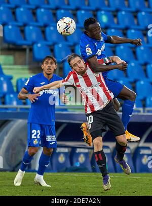 Djene of Getafe CF during Getafe CF vs Atletico de Madrid at Coliseum