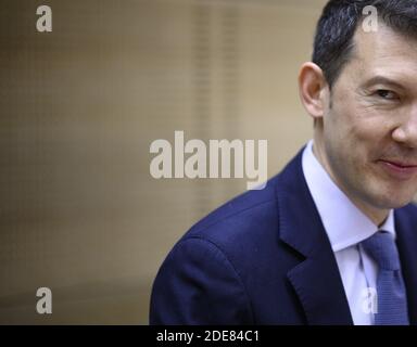 Air France - KLM's CEO Benjamin Smith during a Senate committee at the Senate in Paris, on January 16, 2019. Photo by Eliot Blondet/ABACAPRESS.COM Stock Photo