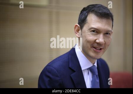 Air France - KLM's CEO Benjamin Smith during a Senate committee at the Senate in Paris, on January 16, 2019. Photo by Eliot Blondet/ABACAPRESS.COM Stock Photo