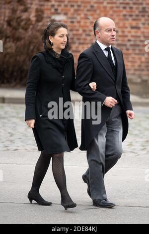 Count Amaury de Lannoy and Countess Astrid de Lannoy during the