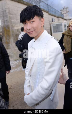 JJ Lin attending the Louis Vuitton Menswear Fall/Winter 2024-2025 show ...