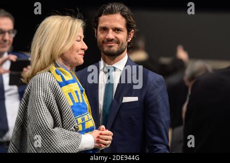 Prince Carl Philip of Sweden attending the Bocuse d Or 2019 Finale ahead of Sirha 2019 in Lyon, France on January 30, 2019. Photo by Julien Reynaud/APS-Medias/ABACAPRESS.COM Stock Photo