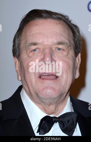 Former German Chancellor Gerhard Schroder attending the Cinema For Peace Gala in Berlin, Germany on February 11, 2019. Photo by Aurore Marechal/ABACAPRESS.COM Stock Photo