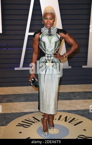 Cynthia Erivo attending the 2019 Vanity Fair Oscar Party hosted by editor Radhika Jones held at the Wallis Annenberg Center for the Performing Arts on February 24, 2019 in Los Angeles, CA, USA. Photo by David Niviere/ABACAPRESS.COM Stock Photo