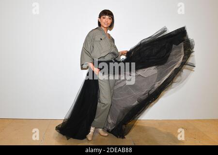 Katerina Graham attends the Rochas show as part of the Paris Fashion