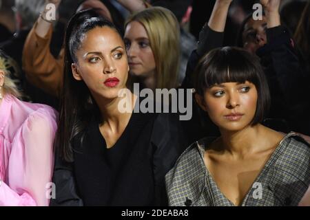 Noemie Lenoir and Katerina Graham attend the Rochas show as part of the
