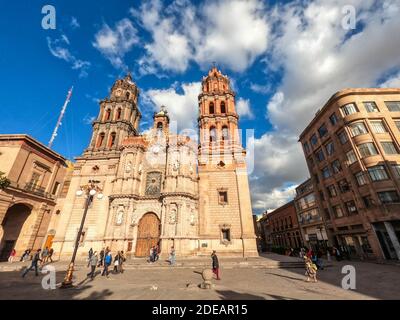 Metropolitan Cathedral of San Luis Potosi, Mexico Stock Photo