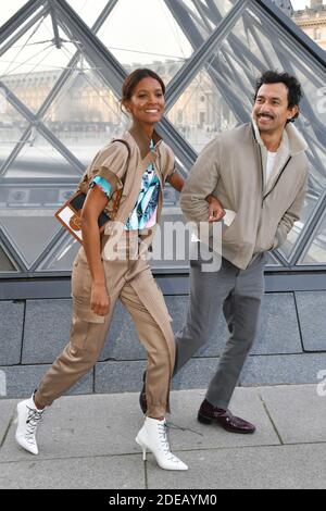 Liya Kebede and Haider Ackermann attend the Louis Vuitton show as part of the Paris Fashion Week Womenswear Fall/Winter 2019/2020 on March 05, 2019 in Paris, France. Photo by Laurent Zabulon/ABACAPRESS.COM Stock Photo