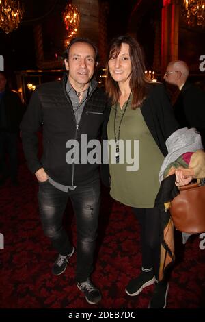 Philippe Candeloro and his wife Olivia Darmon attending Daniele Gilbert ...