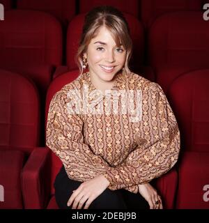 Exclusive - Alice Isaaz posing during a photo shoot as part of the Prix Romy Schneider and Patrick Dewaere 2019 Awards held at Cinema Mac Mahon in Paris, France on March 21, 2019. Photo by Jerome Domine/ABACAPRESS.COM Stock Photo