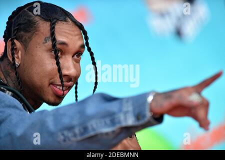 Tyga attends Nickelodeon's 2019 Kids' Choice Awards at Galen Center on March 23, 2019 in Los Angeles, CA, USA. Photo by Lionel Hahn/ABACAPRESS.COM Stock Photo