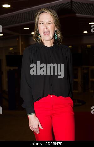 Helen Behan poses during a Series Mania Festival photocall in