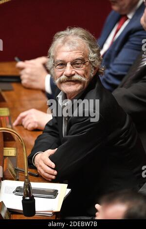Member of parliamentary group 'Gauche democrate et republicaine', Hubert Wulfranc attends a session of 'Questions to the Government' at the French National Assembly on March 26th, 2019 in Paris, France. Photo by David Niviere/ABACAPRESS.COM Stock Photo