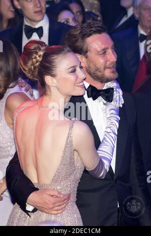 Pierre Casiraghi and Beatrice Casiraghi attend the Rose Ball 2019 at Sporting in Monaco, Monaco. Photo by Palais Princier/Olivier Huitel/SBM/ABACAPRESS.COM Stock Photo