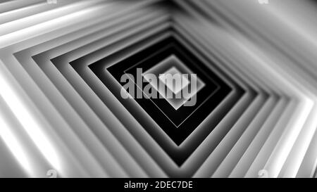Abstract neon background of squares Stock Photo