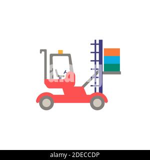Port Loader icon. Simple element from port collection. Creative Port Loader icon for web design, templates, infographics and more Stock Vector