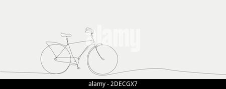 Bicycle icon on white background. Stock Vector