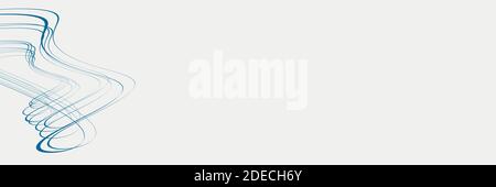 Abstract lines on the white background Stock Vector