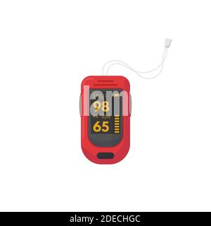 Pulse oximeter device Stock Vector