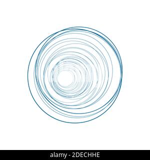 Abstract lines on the white background Stock Vector
