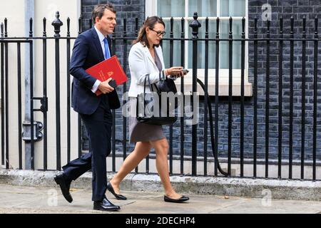 John Glen, MP Salisbury, British Conservative Party politician, Economic Secretary to the Treasury, Downing Street, London Stock Photo