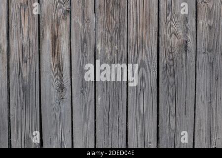 Horizontal wooden background from wooden gray planks Stock Photo