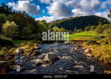 Autumn photographs of Glendalough National Park in County Wicklow Stock Photo