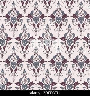 Seamless vintage background. Vector Floral background Stock Vector