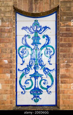 Ceramic tiles design vintage Stock Photo