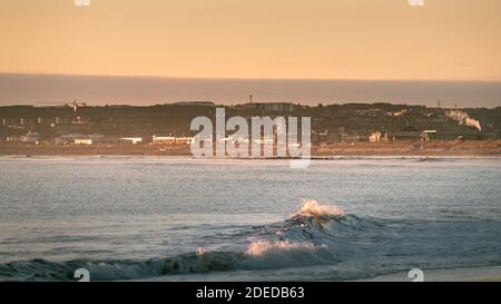 Sunrise light at Aberdeen Beach Stock Photo