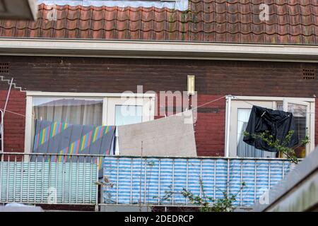 Drying The Wash At Amsterdam The Netherlands 23-11-2020 Stock Photo