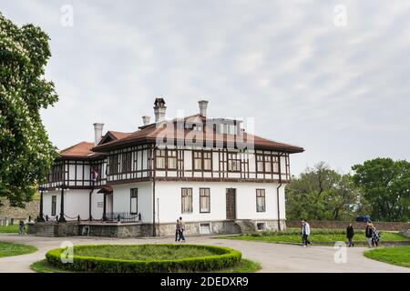 Mansion Institute for the Protection of Cultural Monuments in Kalemegdan Belgrade Fortress or Beogradska Tvrdjava Stock Photo