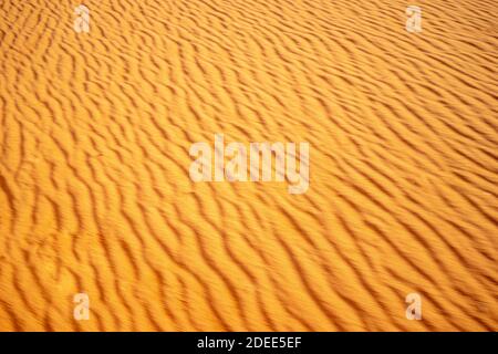 Golden sand moving background Stock Photo