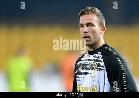 Benevento, Italy. 28th Nov, 2020. Arthur of Juventus FC during the Serie A match between Benevento Calcio and Juventus FC at Stadio Ciro Vigorito, Benevento, Italy on 28 November 2020. Credit: Giuseppe Maffia/Alamy Live News Stock Photo