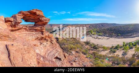 Nature's Window at Kalbarri national park in Australia Stock Photo