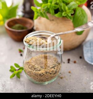 Greek seasoning mix Stock Photo