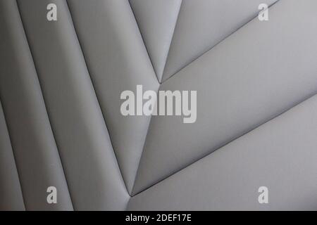 background texture close-up gray leatherette, without people. Stock Photo