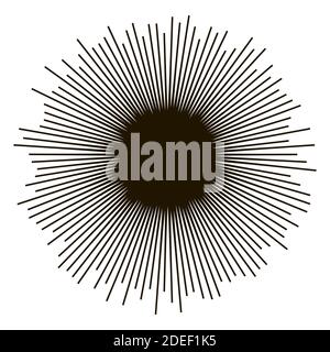 Explode Flash, Cartoon Explosion, Star Burst Isolated on White Background Stock Vector