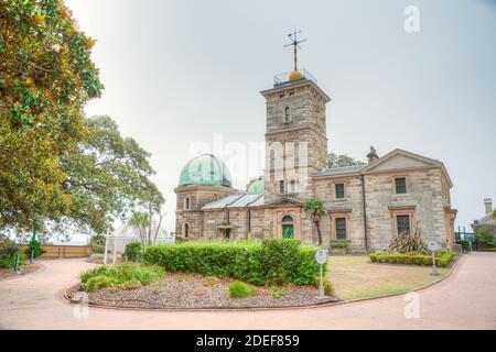 View of Sydney observatory in Australia Stock Photo