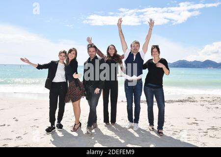 Charlotte Marzo, Elsa Esnoult, Sebastien Roch, Carole Dechantre, Patrick Puydebat and Laly Meignan attend 'Les mysteres de l'amour' photocall during the 2nd Canneseries - International Series Festival on April 07, 2019 in Cannes, France.Photo by David Niviere/ABACAPRESS.COM Stock Photo