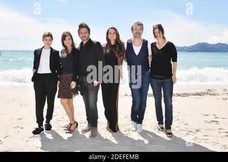 Charlotte Marzo, Elsa Esnoult, Sebastien Roch, Carole Dechantre, Patrick Puydebat and Laly Meignan attend 'Les mysteres de l'amour' photocall during the 2nd Canneseries - International Series Festival on April 07, 2019 in Cannes, France.Photo by David Niviere/ABACAPRESS.COM Stock Photo