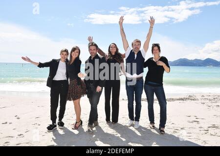 Charlotte Marzo, Elsa Esnoult, Sebastien Roch, Carole Dechantre, Patrick Puydebat and Laly Meignan attend 'Les mysteres de l'amour' photocall during the 2nd Canneseries - International Series Festival on April 07, 2019 in Cannes, France.Photo by David Niviere/ABACAPRESS.COM Stock Photo