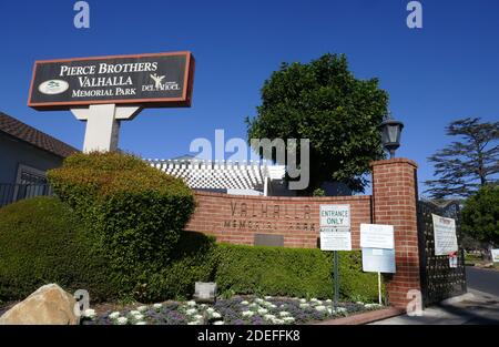 North Hollywood, California, USA 30th November 2020 A general view of atmosphere of Valhalla Memorial Park Cemetery on November 30, 2020 at Valhalla Memorial Park in North Hollywood, California, USA. Photo by Barry King/Alamy Stock Photo Stock Photo