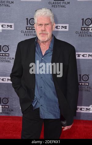 Ron Perlman attends The 30th Anniversary Screening of 'When Harry Met Sally' Opening Night at the 2019 10th Annual TCM Classic Film Festival on April 11, 2019 in Los Angeles, CA, USA. Photo by Lionel Hahn/ABACAPRESS.COM Stock Photo