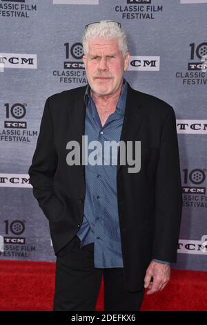 Ron Perlman attends The 30th Anniversary Screening of 'When Harry Met Sally' Opening Night at the 2019 10th Annual TCM Classic Film Festival on April 11, 2019 in Los Angeles, CA, USA. Photo by Lionel Hahn/ABACAPRESS.COM Stock Photo